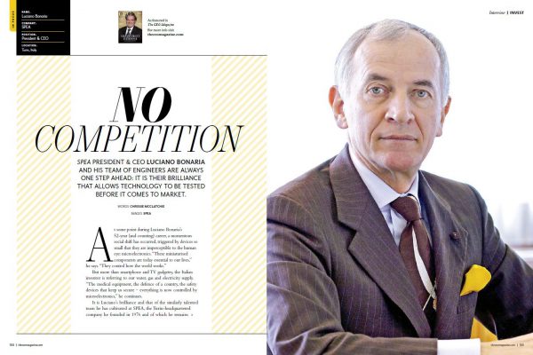 SPEA - Luciano Bonaria - CEO Magazine - Interview